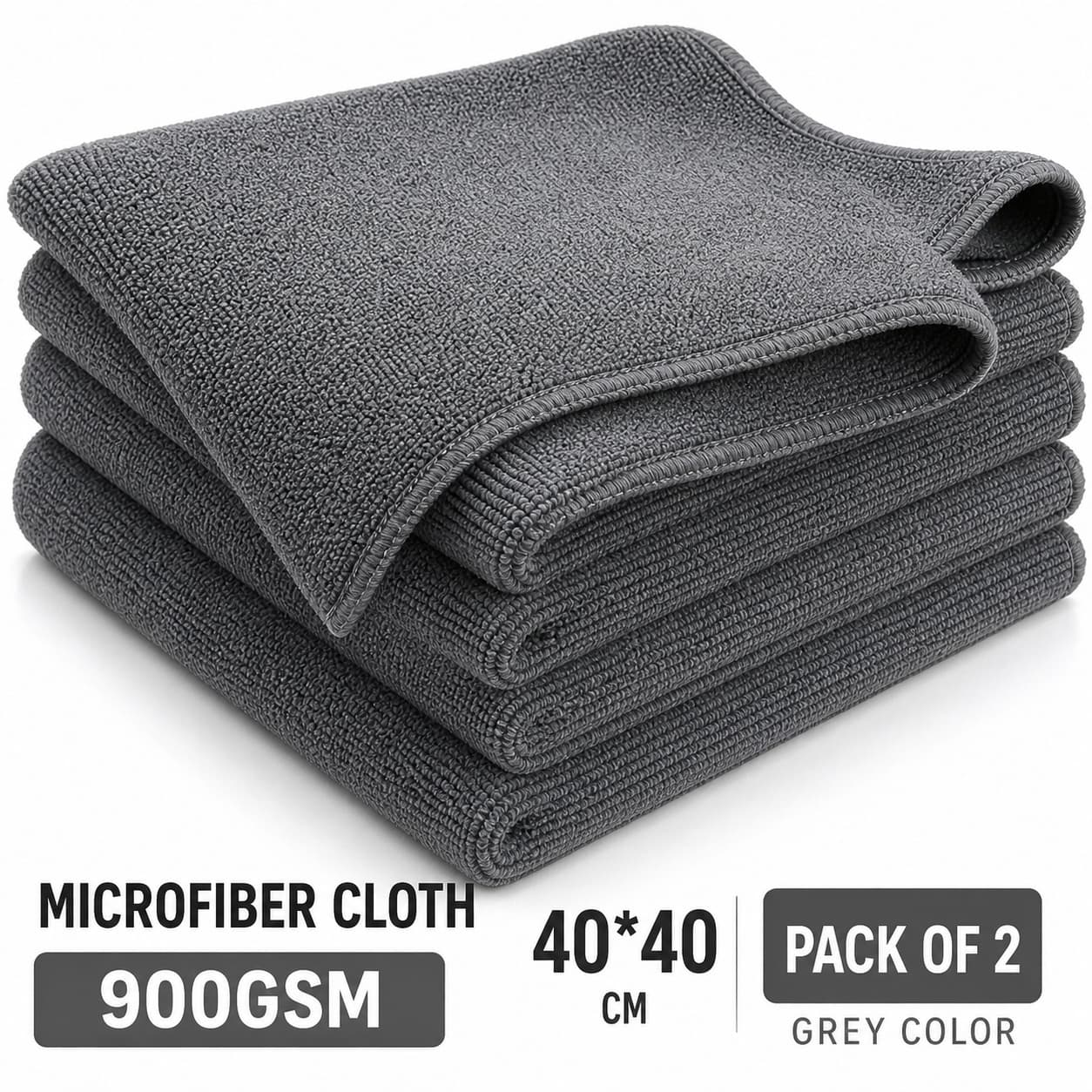 Microfiber Cloth 900GSM Pack of 2